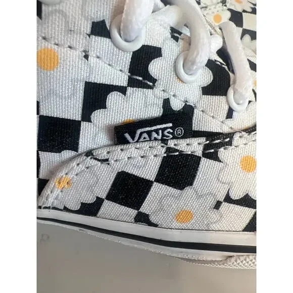 Vans Doheny Daisy Flower Checkerboard shoes Girls Size 4 - Picture 6 of 11